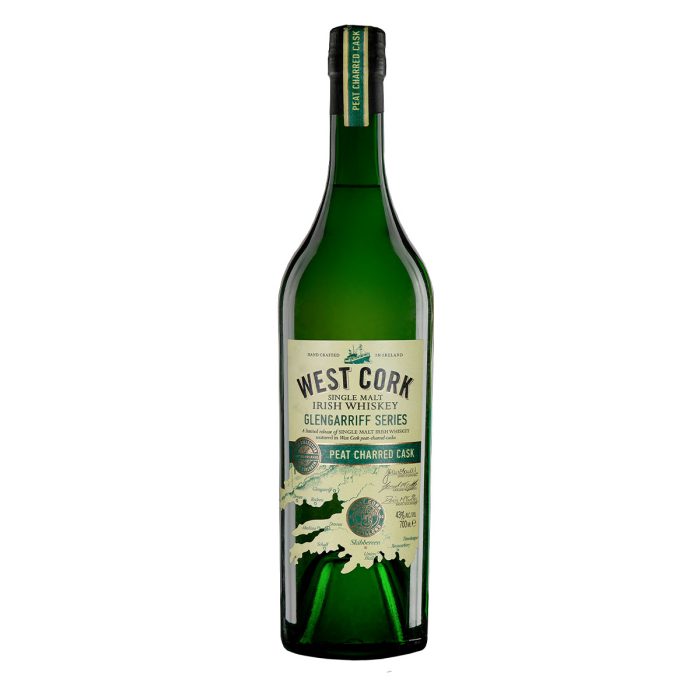 West Cork Peat Charred Casked Single Malt Irish Whiskey