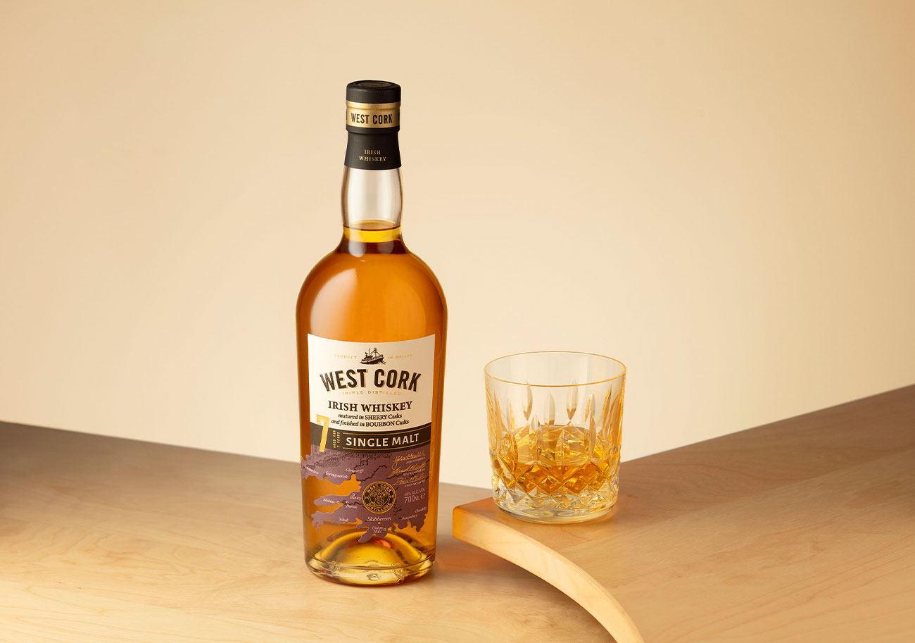 West Cork 7 Year Old Single Malt Irish Whiskey