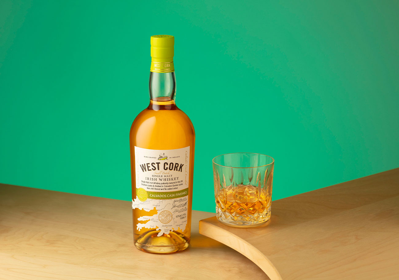 West Cork Calvados Cask Finished Single Malt Irish Whiskey