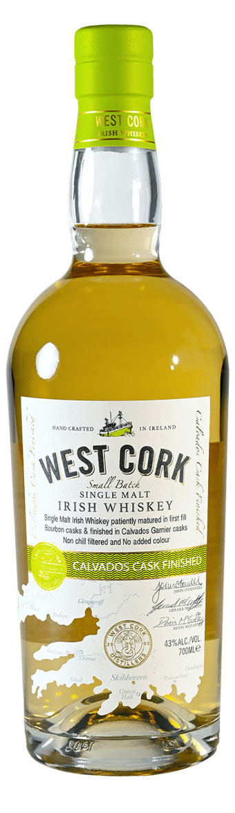 West Cork Calvados Cask Finished Single Malt Irish Whiskey