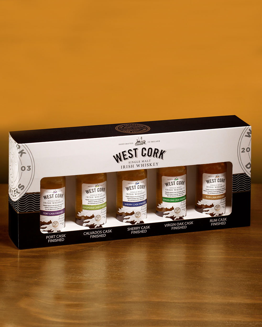 Irish whiskey miniature gift sets