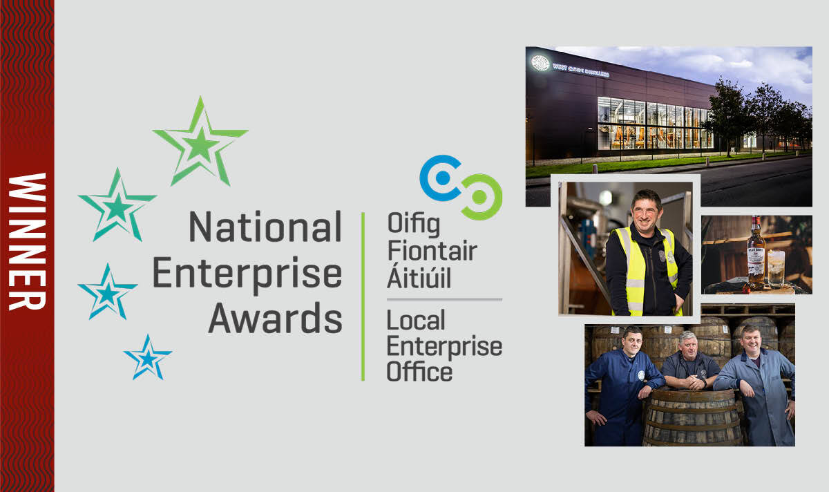 West Cork Distillers and West Cork Whiskey Triumphs at the National Enterprise Awards