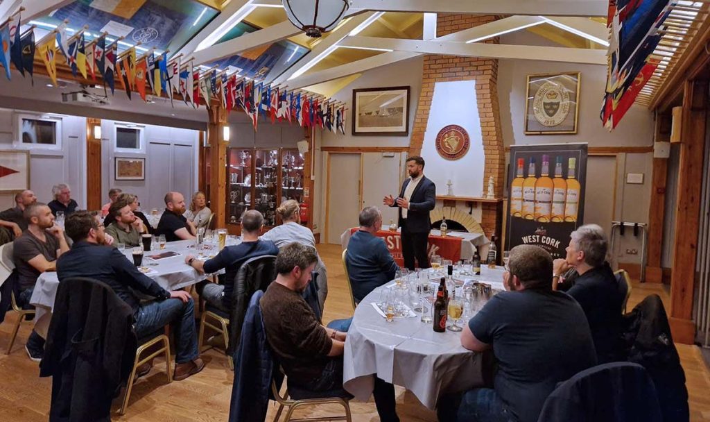 West Cork Irish Whiskey Tasting at the Royal Cork Yacht Club