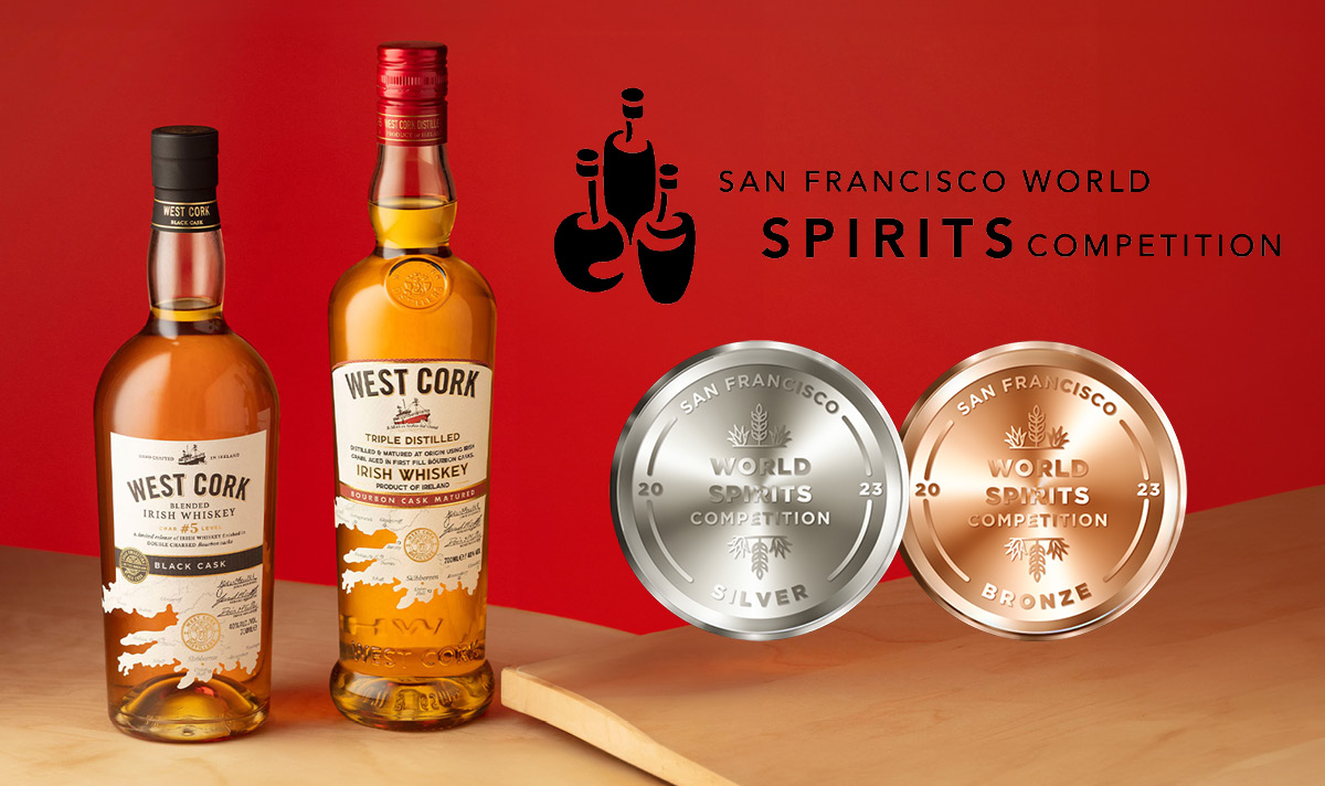 West Cork Irish Whiskey Triumphs at the San Francisco World Spirits Competition
