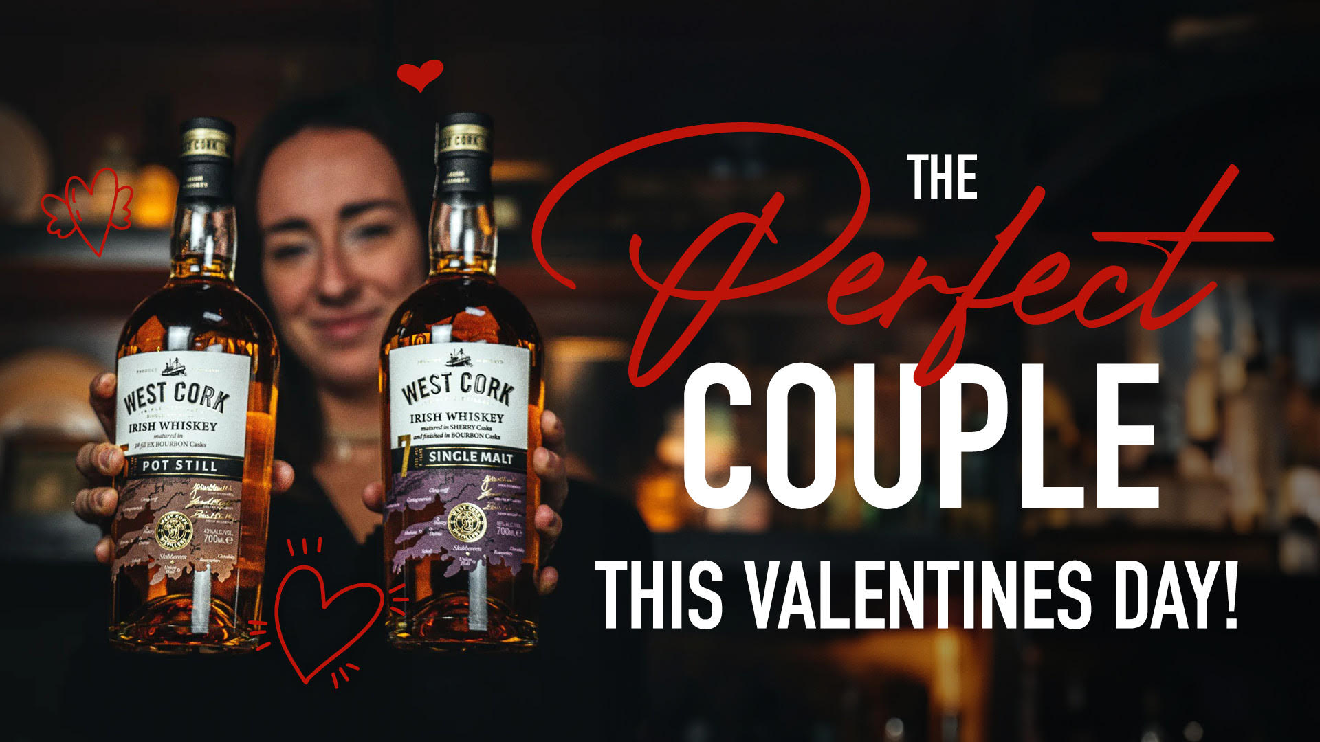 Celebrate a love of West Cork Irish Whiskey this Valentines Day