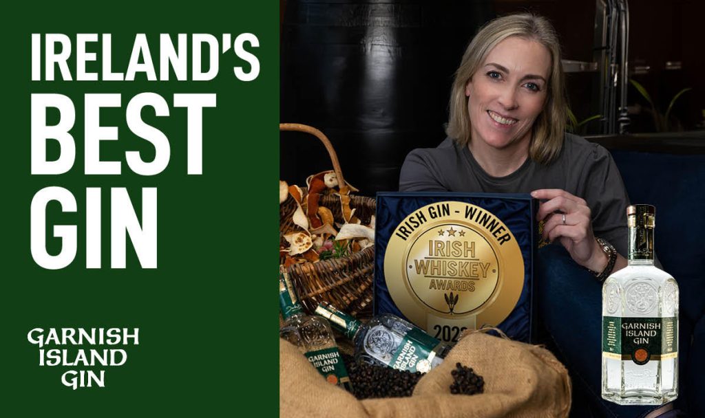 Garnish Island Gin Wins The Title of Ireland’s Best Gin at the 2023 Irish Whiskey Awards
