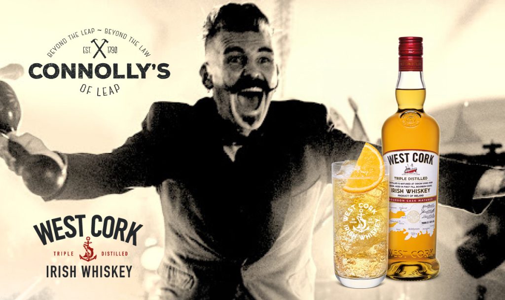 West Cork Irish Whiskey’s Highball Promotion at Jerry Fish’s Gig in Connollys of Leap