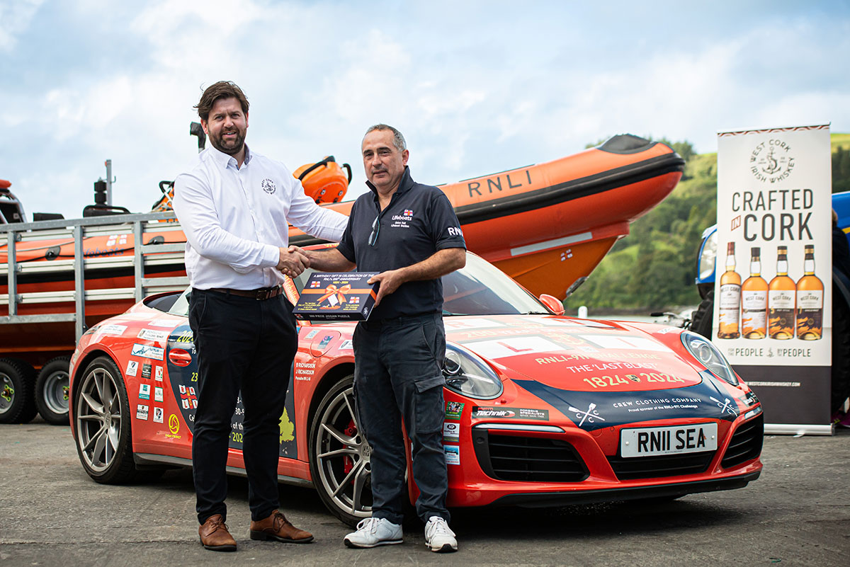 West Cork Irish Whiskey Sponsors RNLI-911 Challenge in aid of Lifeboats
