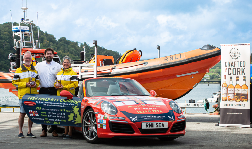 West Cork Irish Whiskey Sponsors RNLI-911 Challenge in aid of Lifeboats