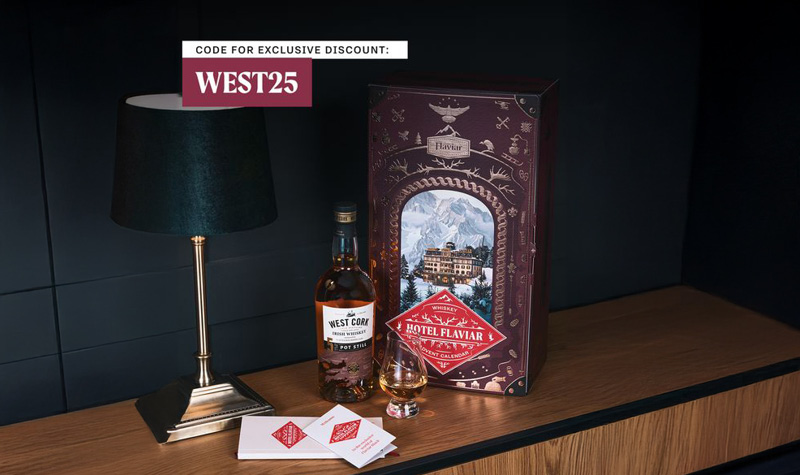West Cork Irish Whiskey Featured in Flaviar’s 2024 Whiskey Advent Calendar