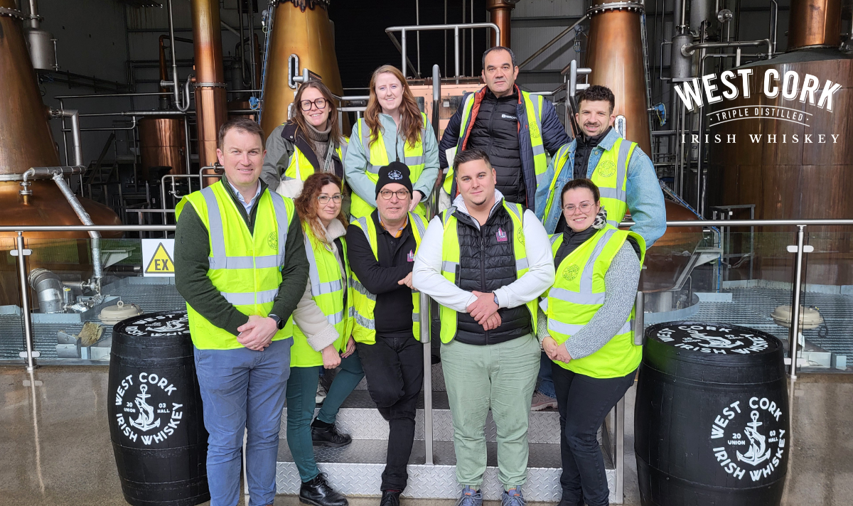 Bord Bia France & Intercaves Visit West Cork Distillers