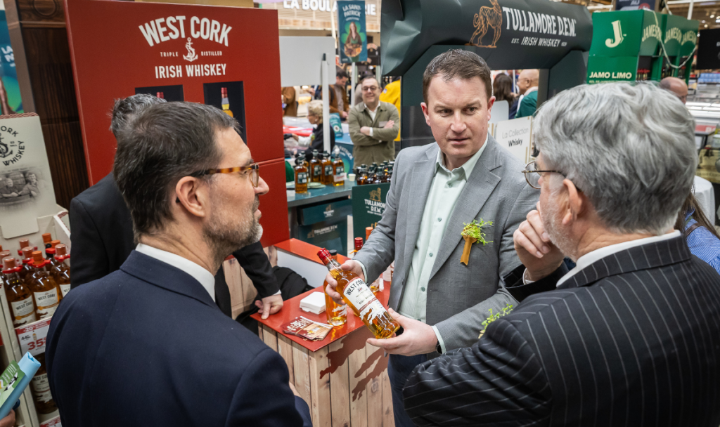 West Cork Irish Whiskey at Paris Trade Reception in the Embassy of Ireland