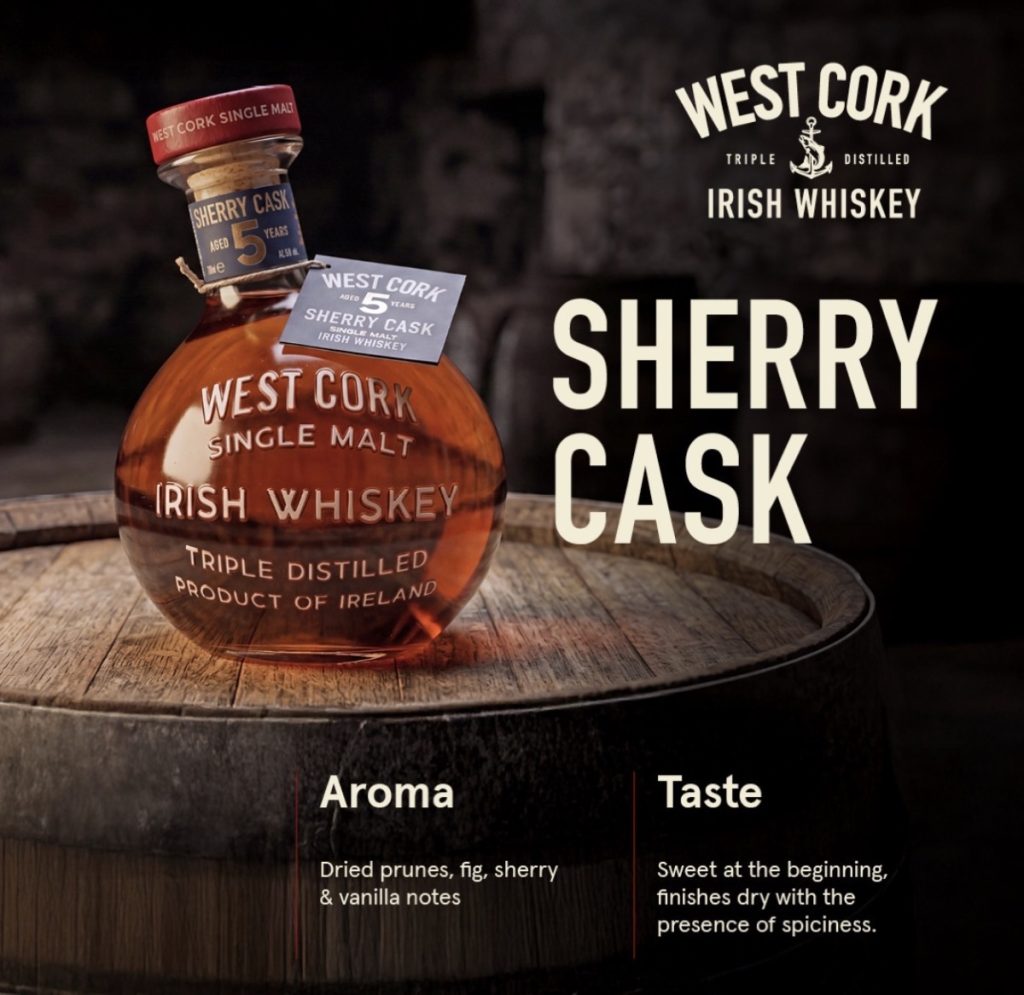 West Cork Irish Whiskey at Blarney Woollen Mills